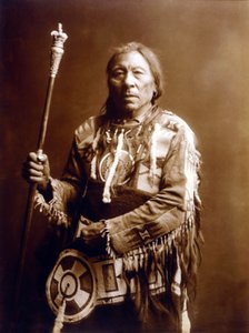 Running Rabbit (Aatsista-Mahkan 1833-1911), Indien Blackfeet, c. 1900, photo Edward S. Curtis - Edward Sheriff Curtis