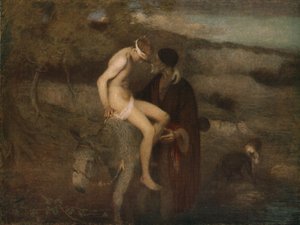 Le Bon Samaritain, vers 1890, vers 1930