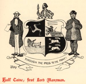 Hall Caine, Premier Lord Manxman (gravure)