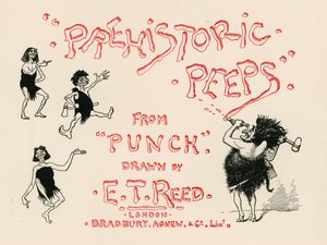 Peeps préhistoriques - Page de titre (lithographie couleur)