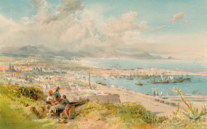 Barcelone, depuis Montjuich - Edward Theodore Compton