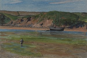 Une rivière du Devon à marée basse, 16 juin 1859