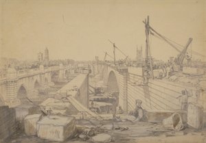 La construction du pont de Londres