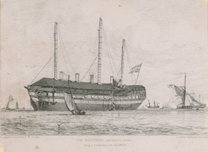 Le Hastings en réserve dans la Medway - Edward William Cooke