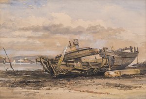 Épave dans le Plymouth Sound - Edward William Cooke