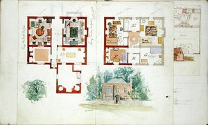 Conception proposée pour une maison - Edward William Godwin