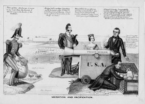Médiation et pacification, publié par H R Robinson, New York, 1846