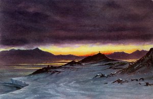 Hut Point, minuit, 27 mars 1911 - Charles Edward Wilson