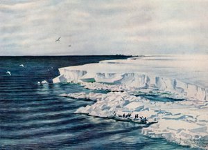 La Grande Barrière de Glace, vue vers l