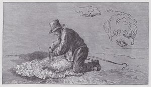 Tonte des moutons - Edwin (after) Landseer