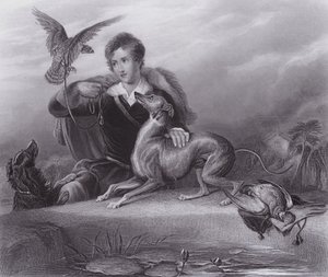 Les Amis du Chef (gravure) - Edwin (after) Landseer