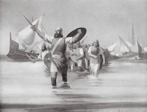 Les Sidoniens débarquant sur le site de Carthage - Edwin A. Morrow