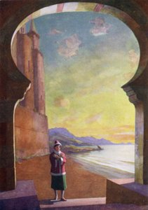 Au coucher du soleil, il entra dans le palais - Edwin Arthur Norbury