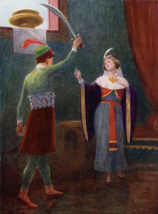 Il était très en colère et tenait son épée à la main - Edwin Arthur Norbury