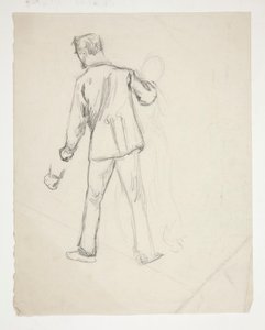 Une figure masculine et une figure féminine - Edwin Austin Abbey
