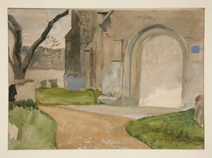 Étude architecturale - Edwin Austin Abbey