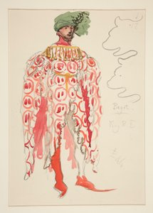 Bagot, croquis de costume pour Henry Irving - Edwin Austin Abbey