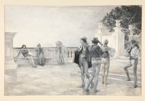 Balthazar chante - Edwin Austin Abbey