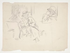 Scène de café - Edwin Austin Abbey
