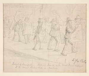 Cartoon - Edwin Austin Abbey