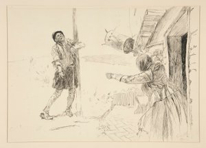 Christopher Sly, illustration pour Introduction, Scène ii, La Mégère apprivoisée
