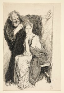 Cressida et son oncle, de Troilus et Cressida - Edwin Austin Abbey