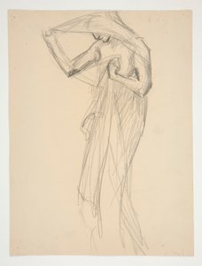 Étude de figure pour - Edwin Austin Abbey