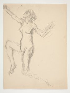 Étude de figure pour - Edwin Austin Abbey