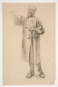 Étude de figure pour - Edwin Austin Abbey