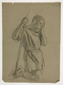 Étude de figure pour le roi Arthur