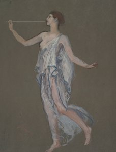 Étude de figure pour la figure de la Renommée (?)