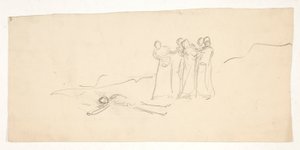 Figures, esquisse pour une pièce de Shakespeare non identifiée