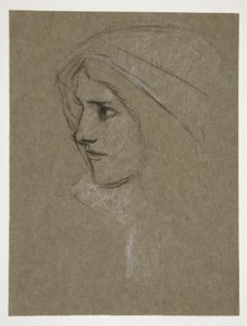 Tête de Cordelia, de King Lear - Edwin Austin Abbey