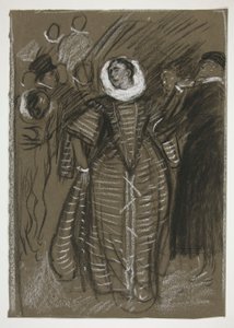 Katharina, Acte I, Scène I, La Mégère apprivoisée - Edwin Austin Abbey