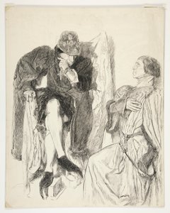 Roi Louis XI - Acte III, Scène III, Roi Henri VI (Partie III) - Edwin Austin Abbey