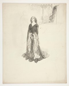 Dame aux mains jointes, de Richard II - Edwin Austin Abbey