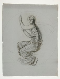 Étude de médaillon pour une fresque au capitole de l
