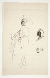 Étude préliminaire pour Othello (?) - Edwin Austin Abbey