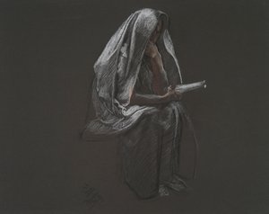Figure assise pour - Edwin Austin Abbey