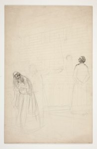 Shylock sur le pont - Acte I, Le Marchand de Venise - Edwin Austin Abbey