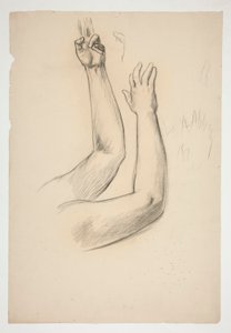 Croquis de deux bras