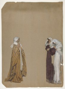 Étude. Trois figures