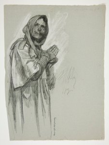 Étude pour - Edwin Austin Abbey