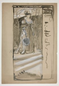 Étude pour - Edwin Austin Abbey