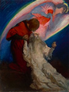 Étude pour Amfortas libéré par Galahad, dans La Quête et l