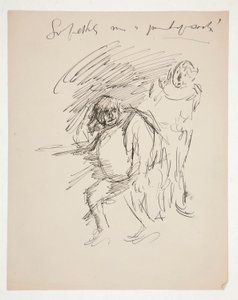 Étude pour une pièce de Shakespeare non identifiée, possiblement Falstaff - Edwin Austin Abbey