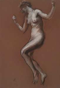 Étude pour la figure de 13h - Edwin Austin Abbey