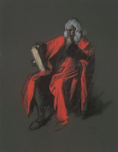 Étude pour la figure du juge en chef Thomas McKean