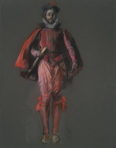 Étude pour la figure de Sir Walter Raleigh - Edwin Austin Abbey