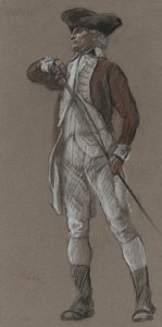 Étude du général Wayne, pour une fresque au capitole de l